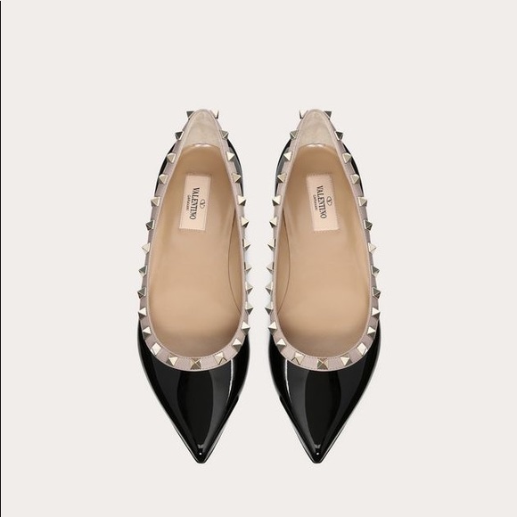 Valentino Rockstud Ballerina Flat - Picture 1 of 6